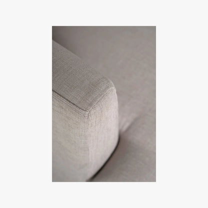 Ava sofa fra Kid sjeselong venstre beige - 300x156x80 cm