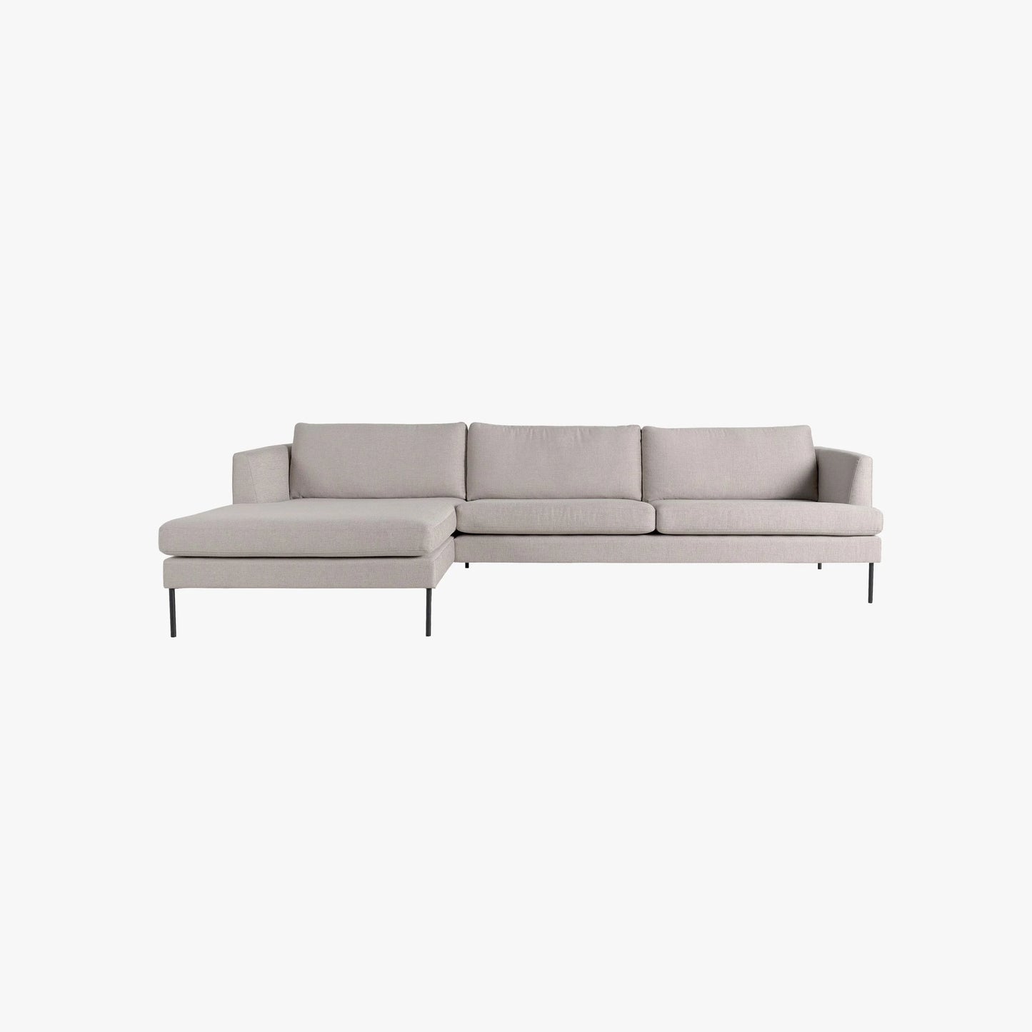 Ava sofa fra Kid sjeselong venstre beige - 300x156x80 cm