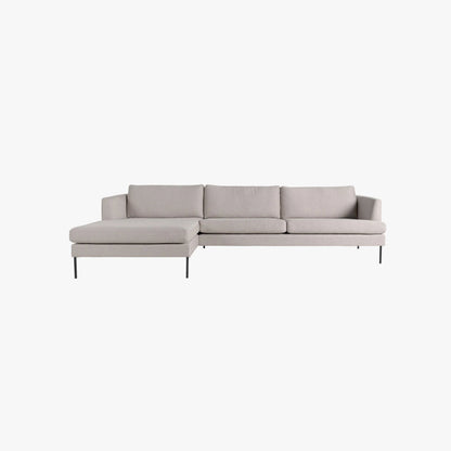 Ava sofa fra Kid sjeselong venstre beige - 300x156x80 cm
