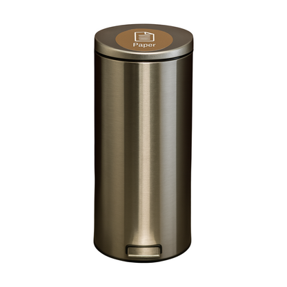 Brabantia pedalbøtte i krom, 30x34x65 cm