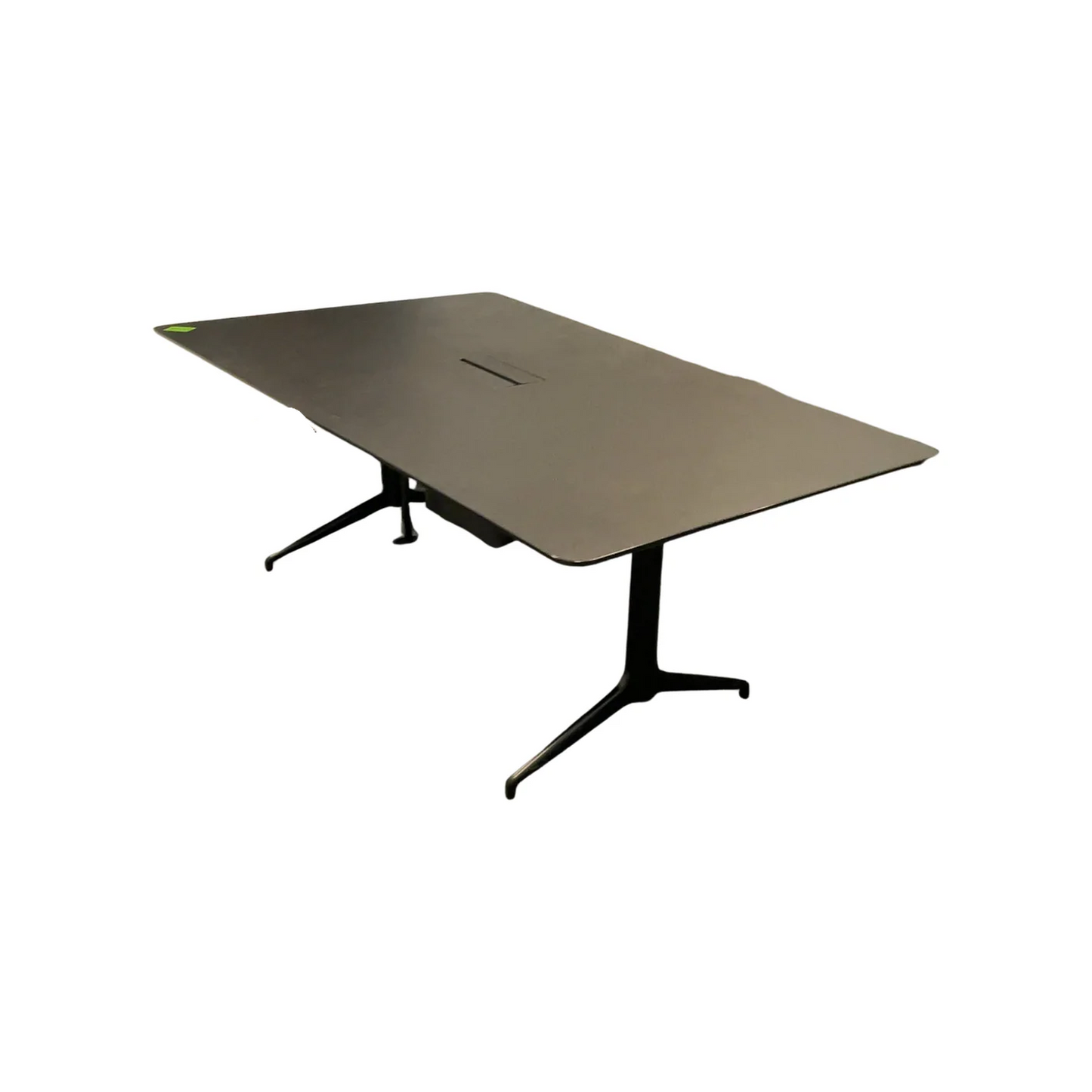(200x120) Fora Form Kvart møteromsbord i svart
