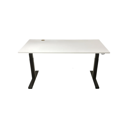 (160x80) Kinnarps skrivebord i hvit