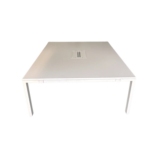 (160x160) Vitra møteromsbord i hvit