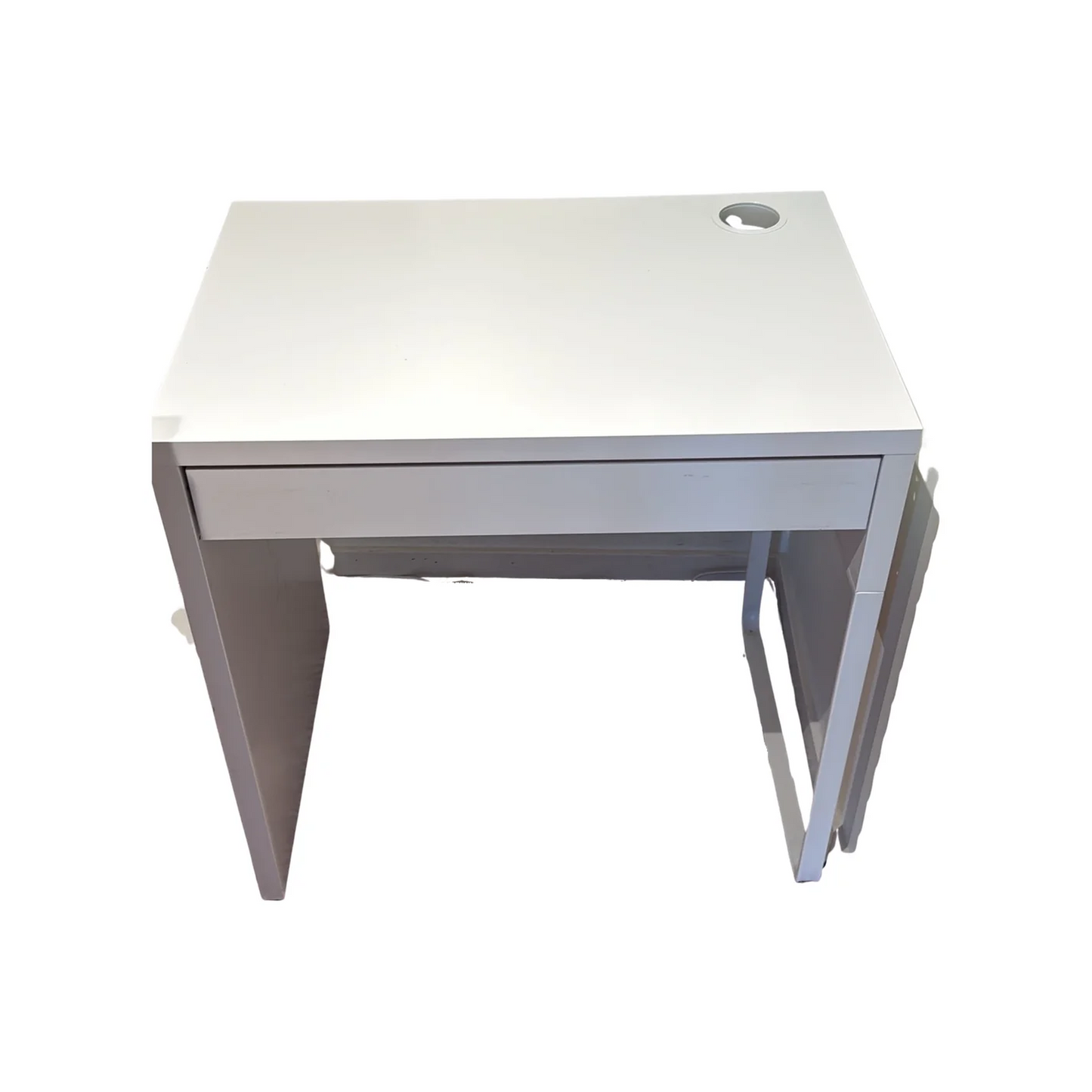 (73x50) IKEA MICKE skrivebord i hvit