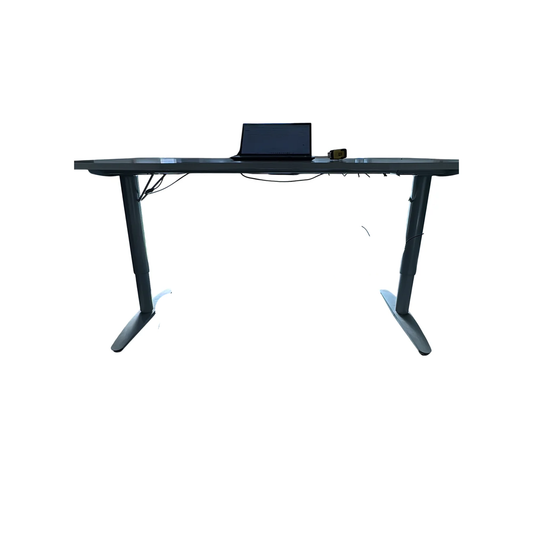 (155x70) Linak skrivebord i grå