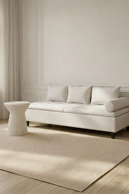Duo Daybed, natur, 120x200 cm, med sofaputer