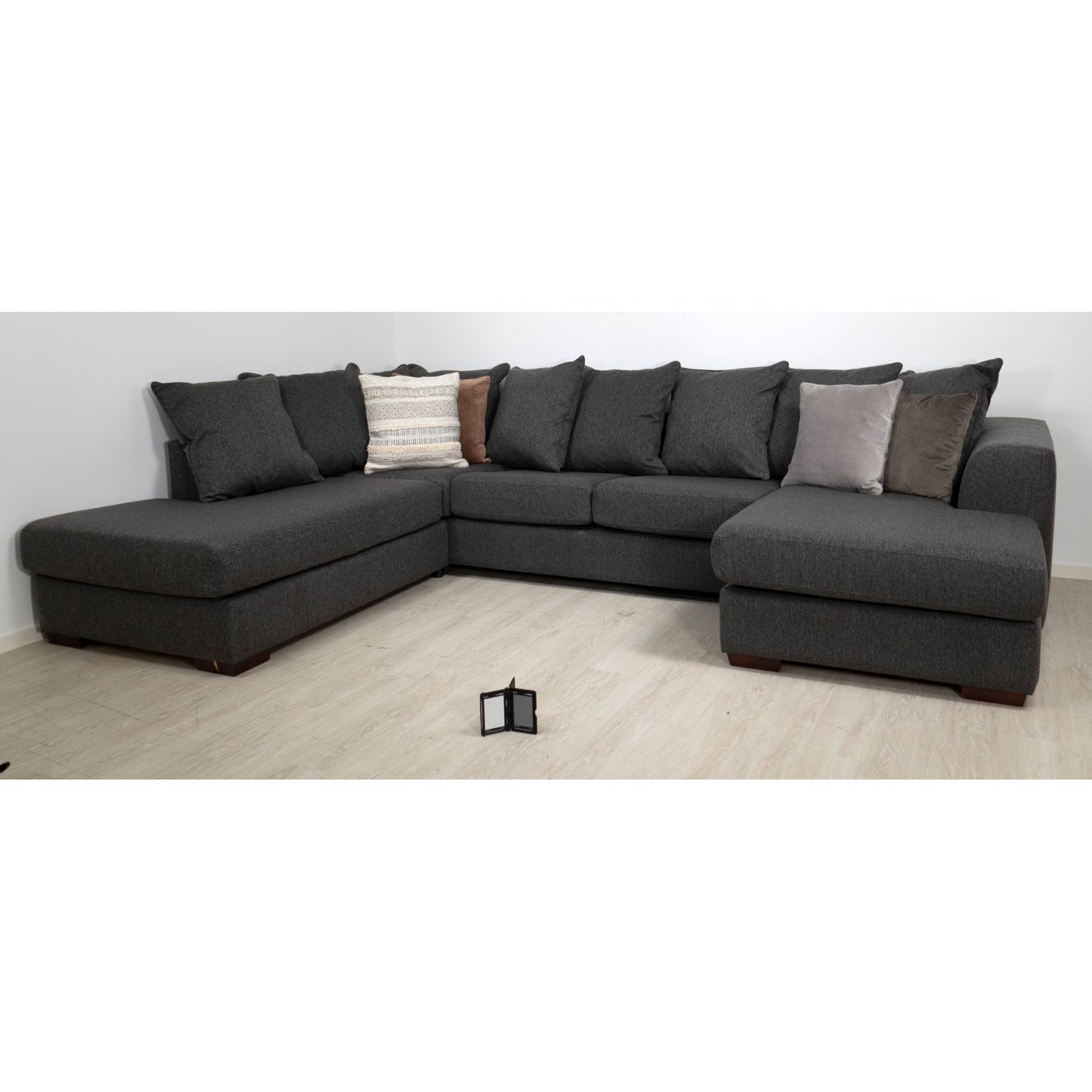 Havanna U-sofa fra A-Møbler, grå tekstil