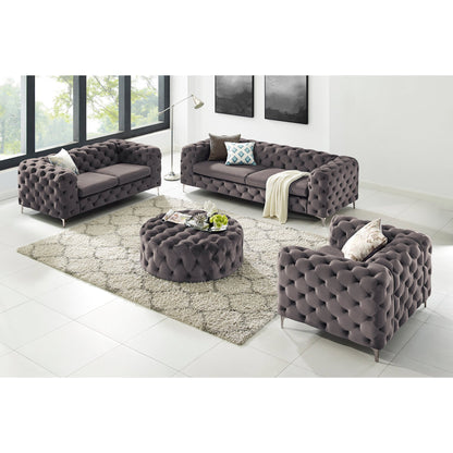 Bella 3-seter sofa fra A-Møbler i grå