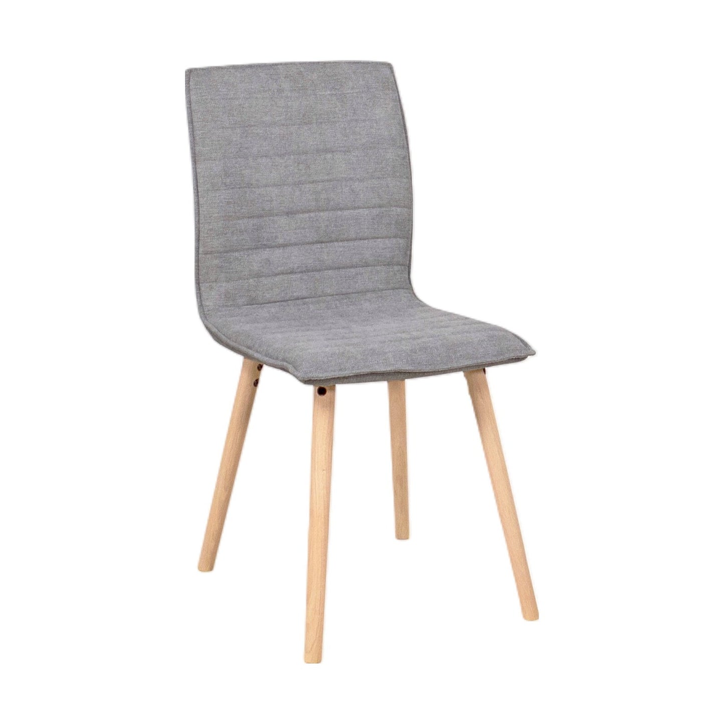 Karla spisestol, eik, mørk grå