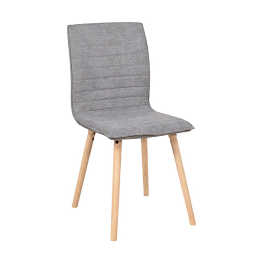 Karla spisestol, eik, mørk grå