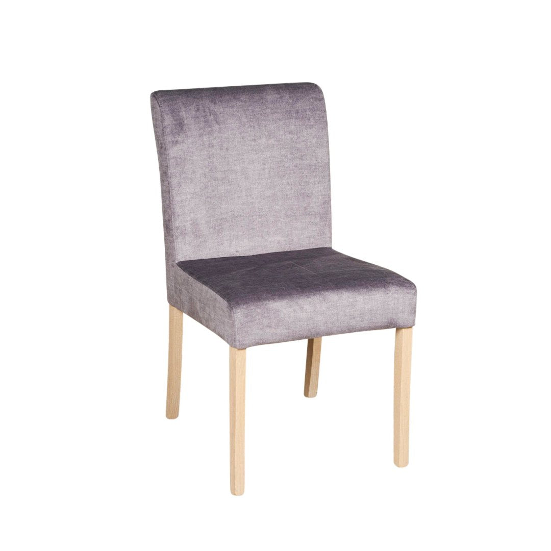 Nova spisestol fra A-Møbler, velour, grå