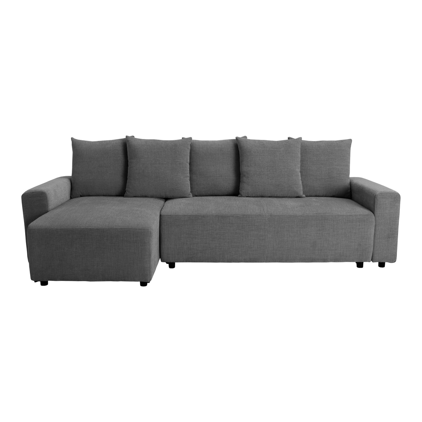 Cozy Sovesofa, 100 % polyester, grå