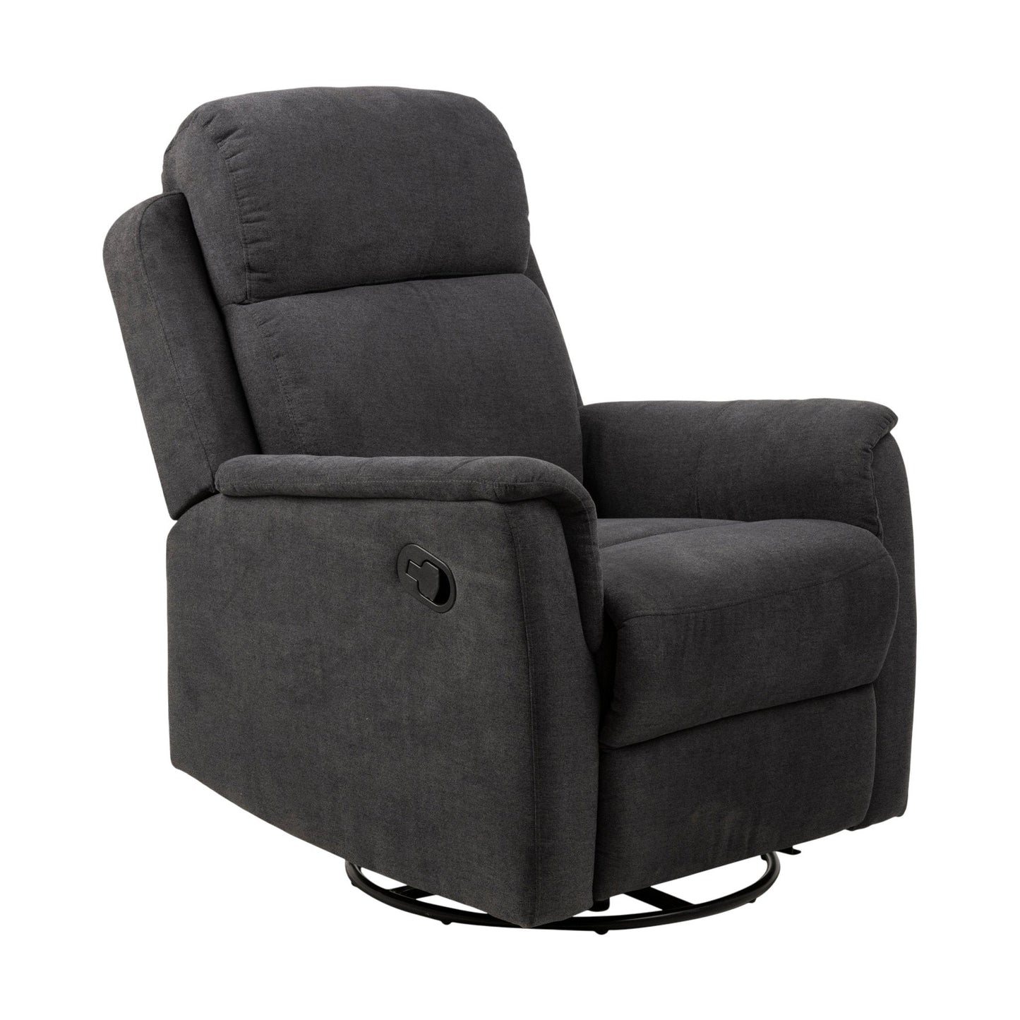 Tornio lenestol fra A-Møbler, grått tekstil, svingbar, recliner