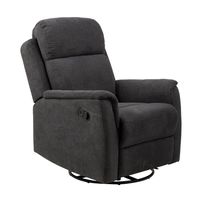 Tornio lenestol fra A-Møbler, grått tekstil, svingbar, recliner