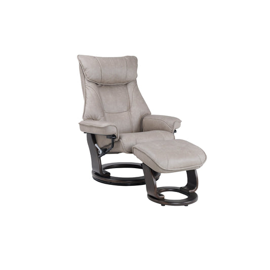 Berlin lenestol fra A-Møbler, microfiber, grå