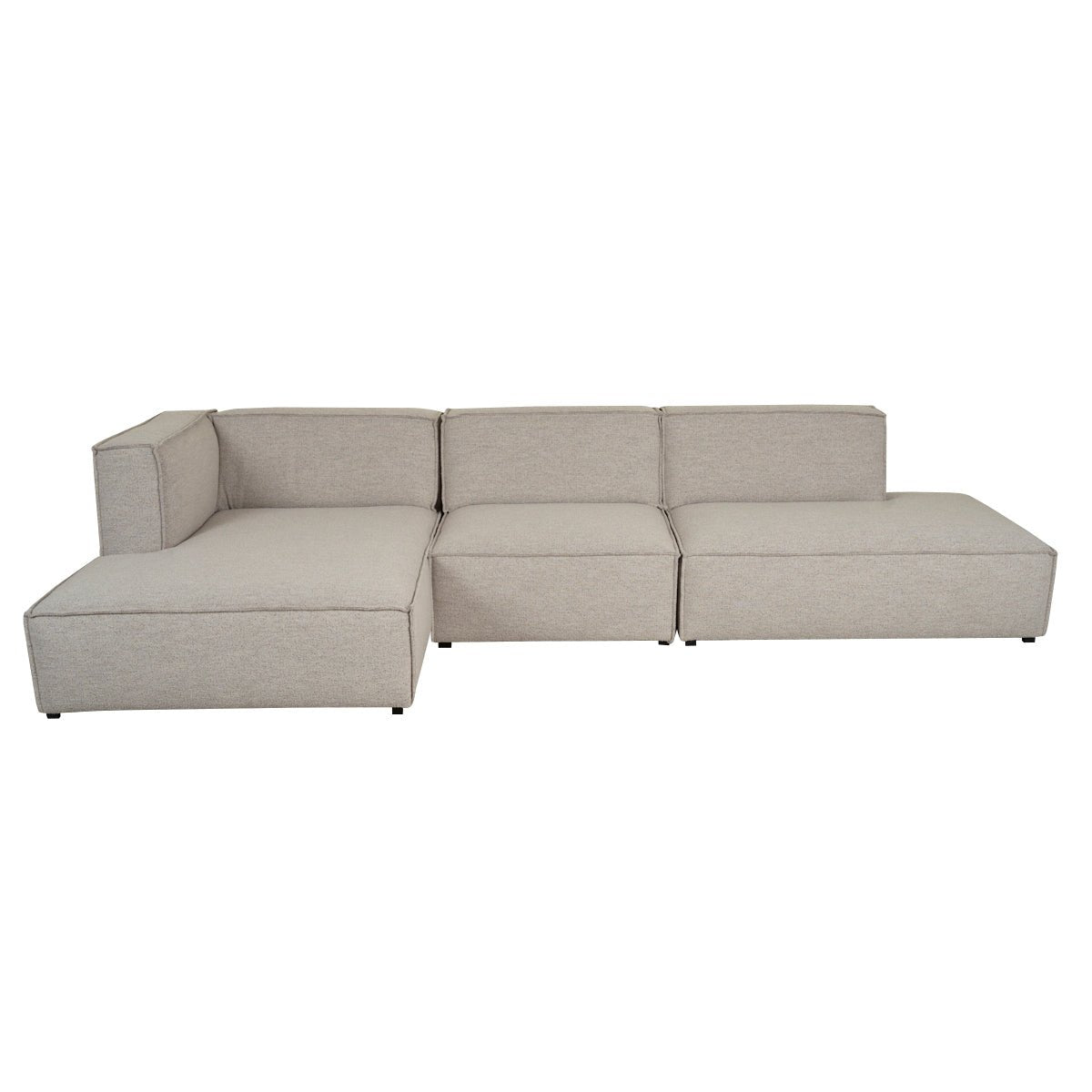 Beacon sjeselongsofa, bouclè i 96% polyester, 4% akryl