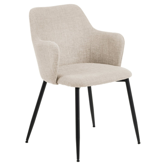 Ilsa spisestol, polyester, beige