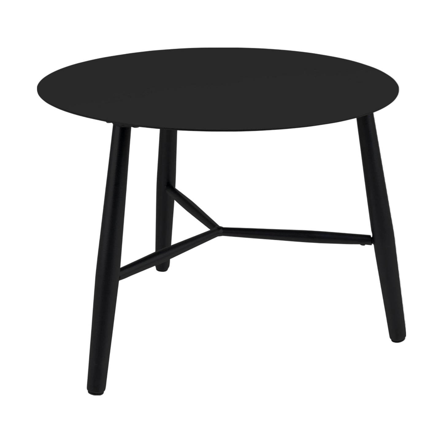 Brafab Vannes bord, sort aluminium, 60x60 cm