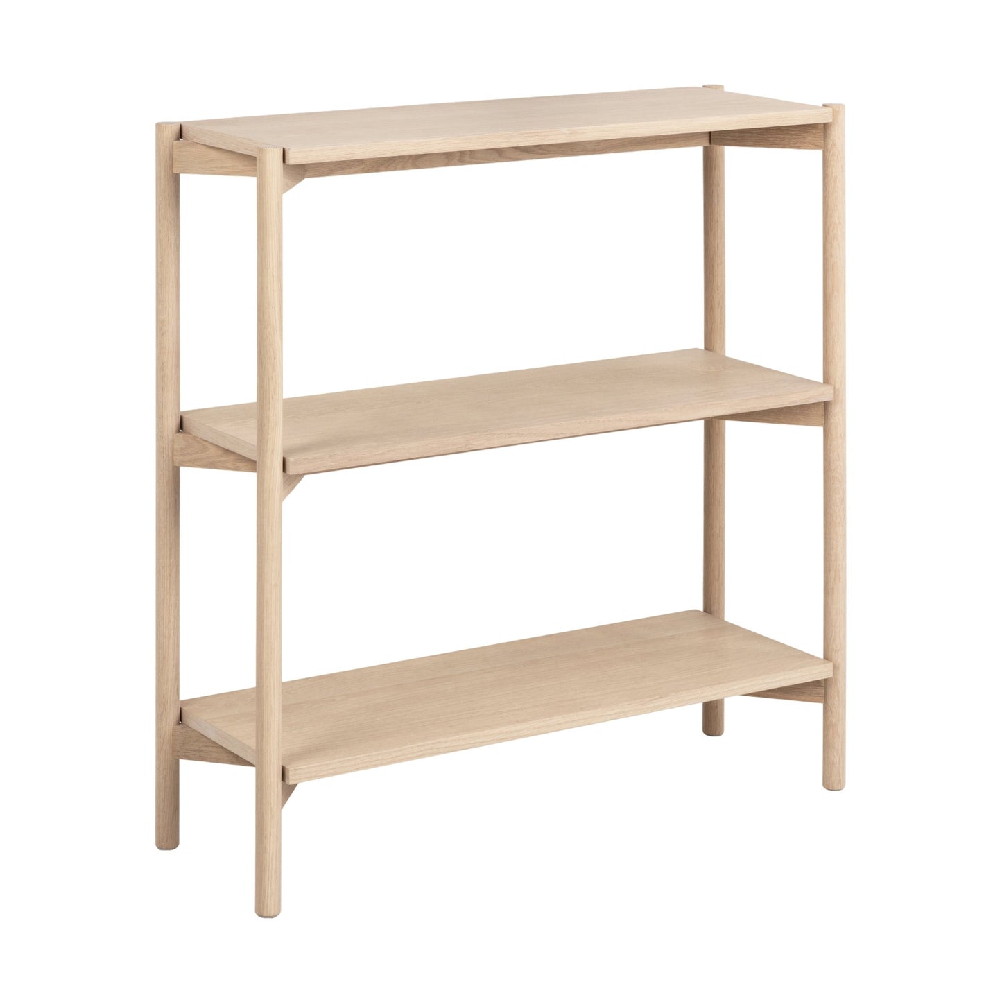 Oxford bokhylle fra A-Møbler, trefarget