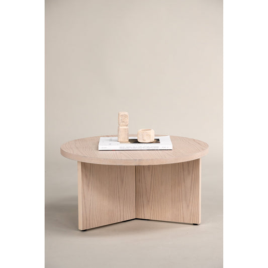 Saltø sofabord fra A-Møbler, lyst tre, 85x85 cm