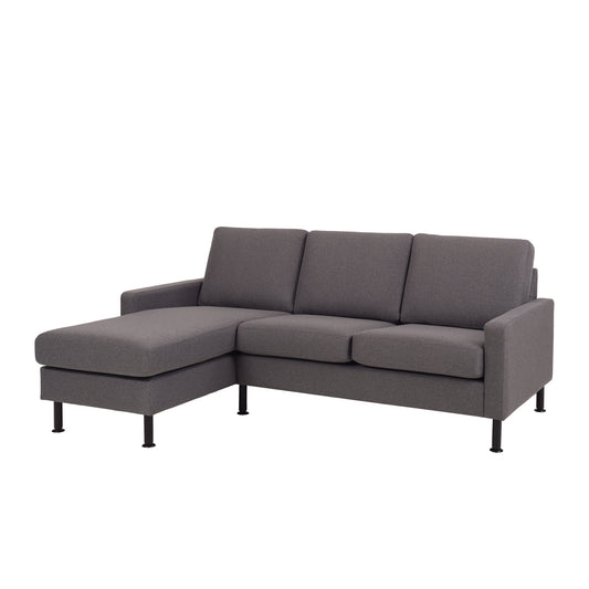 Grå London Bridge Modulsofa, tekstil