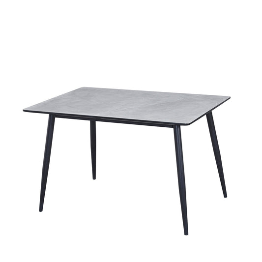Bari spisebord fra A-Møbler, grå, 120x80 cm