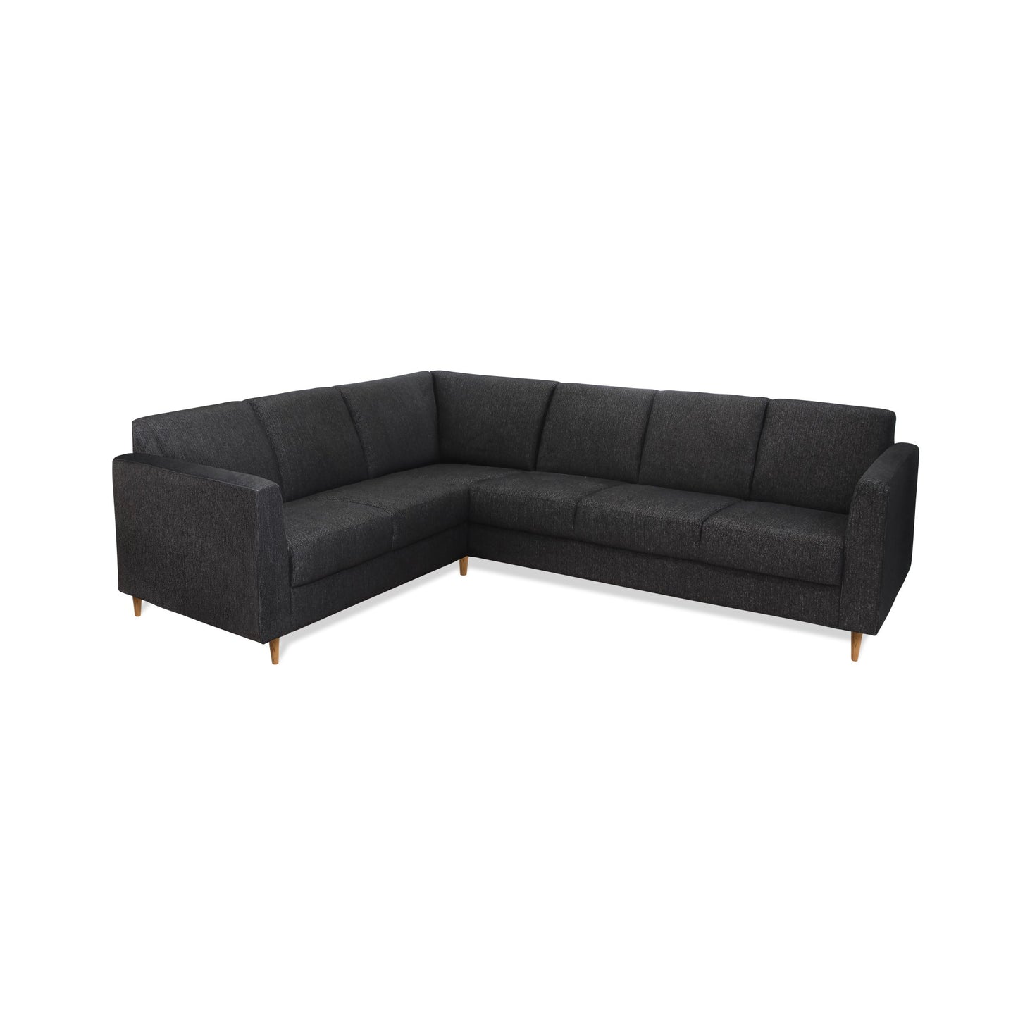 Rhodes hjørnesofa fra A-Møbler, sort