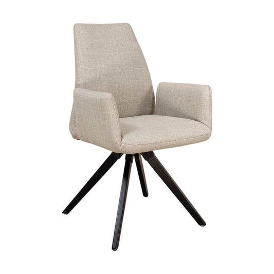 Hjort Knudsen 9063 spisestol, beige tekstil