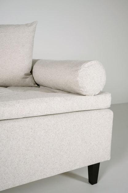 Duo Daybed, natur, 120x200 cm, med sofaputer