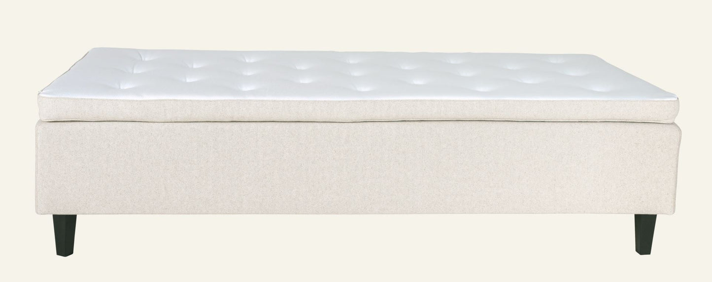 Duo Daybed, natur, 120x200 cm, med sofaputer