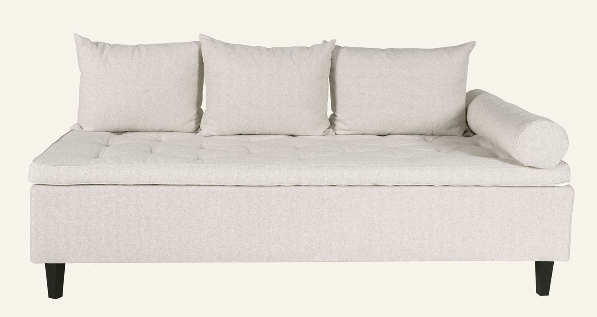Duo Daybed, natur, 120x200 cm, med sofaputer