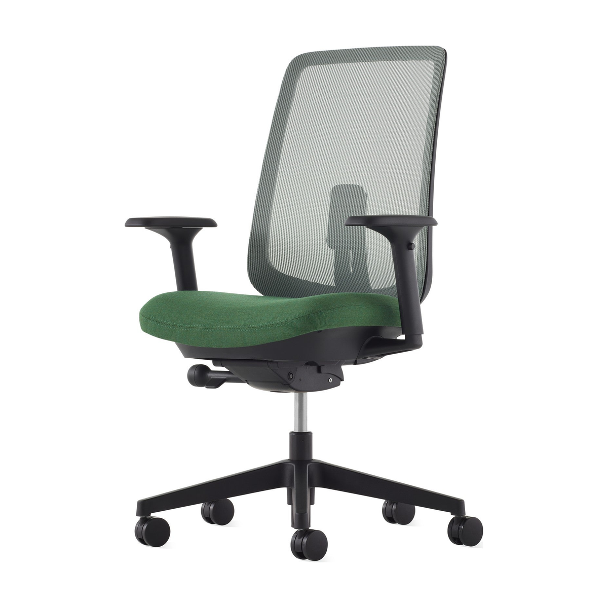 Verus kontorstol fra Herman Miller, sort – selvjusterende tiltmotstand
