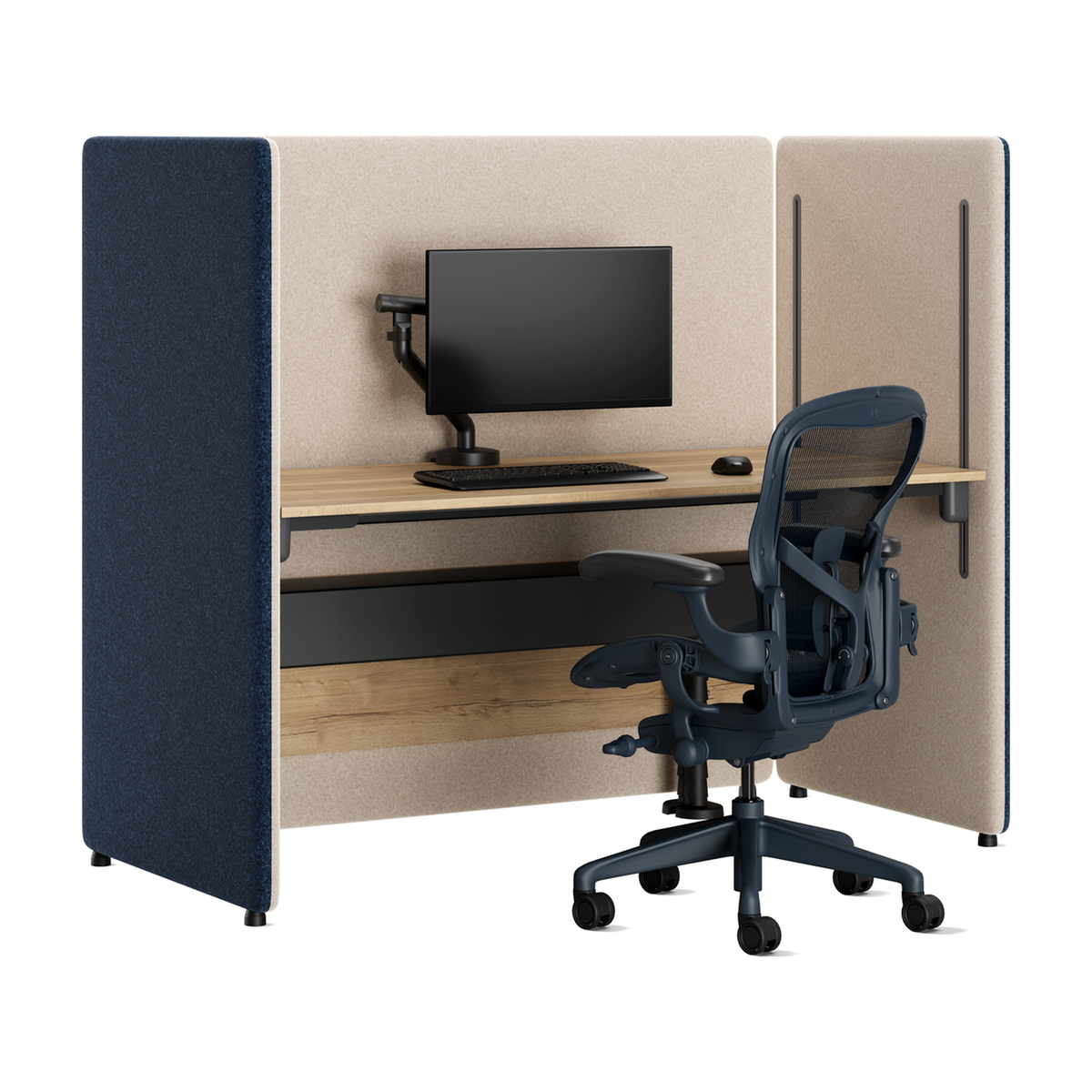 Aeron Remastered kontorstol fra Herman Miller, Nightfall – str. B