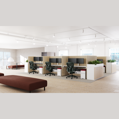 Aeron Remastered kontorstol fra Herman Miller, Jasper – str. A