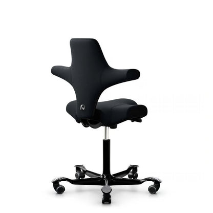 HÅG Capisco 8106 nyomtrukket kontorstol, svart stoff