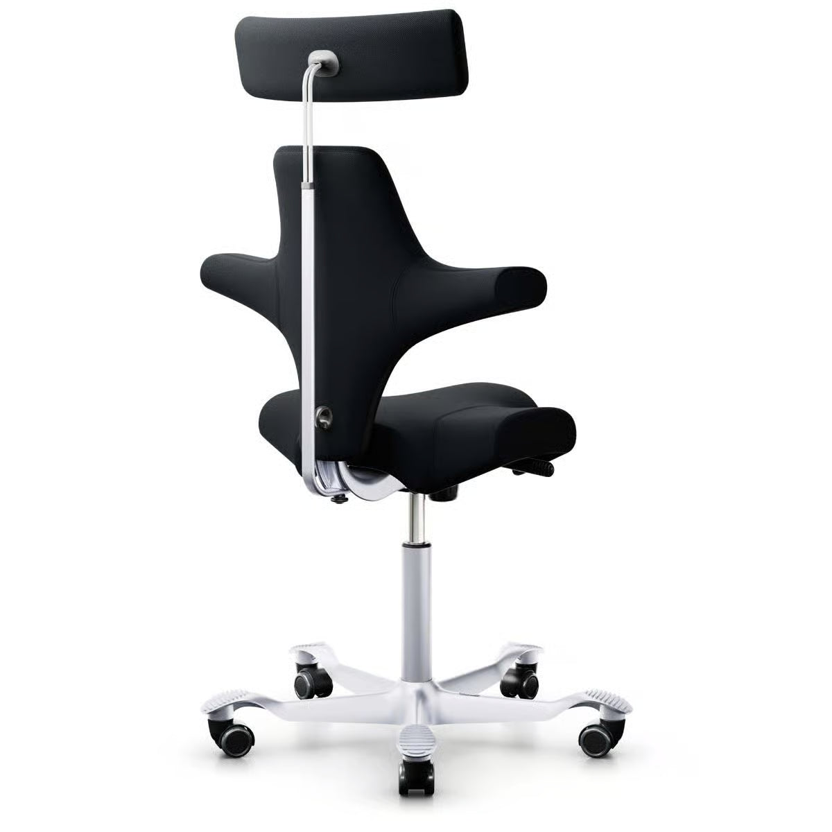 HÅG Capisco 8107 nyomtrukket kontorstol, svart stoff