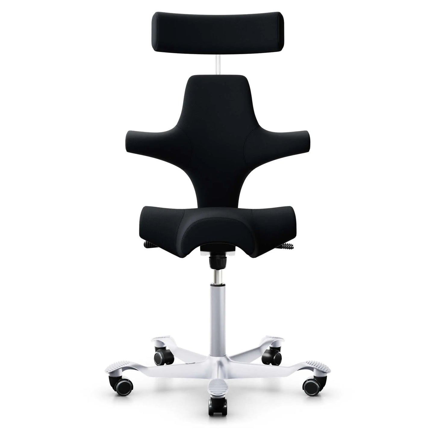 HÅG Capisco 8107 nyomtrukket kontorstol, svart stoff