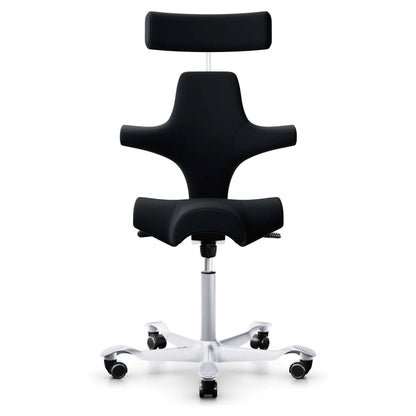 HÅG Capisco 8107 nyomtrukket kontorstol, svart stoff