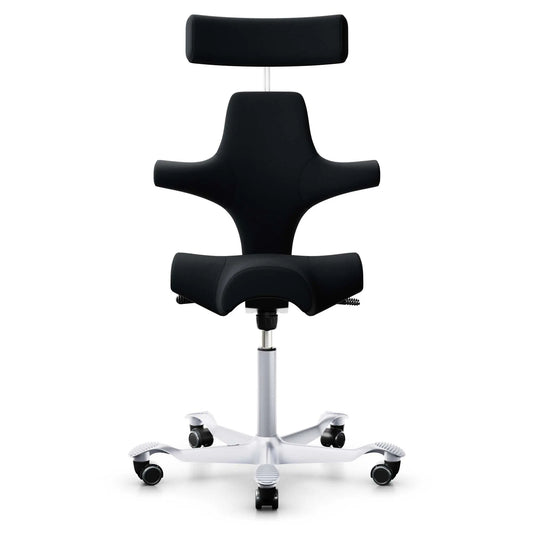 HÅG Capisco 8107 nyomtrukket kontorstol, svart stoff