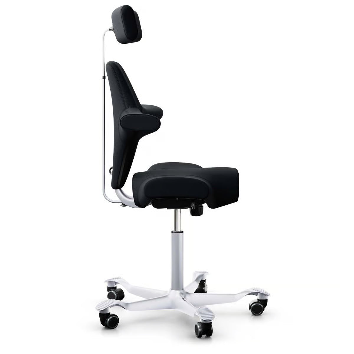 HÅG Capisco 8107 nyomtrukket kontorstol, svart stoff