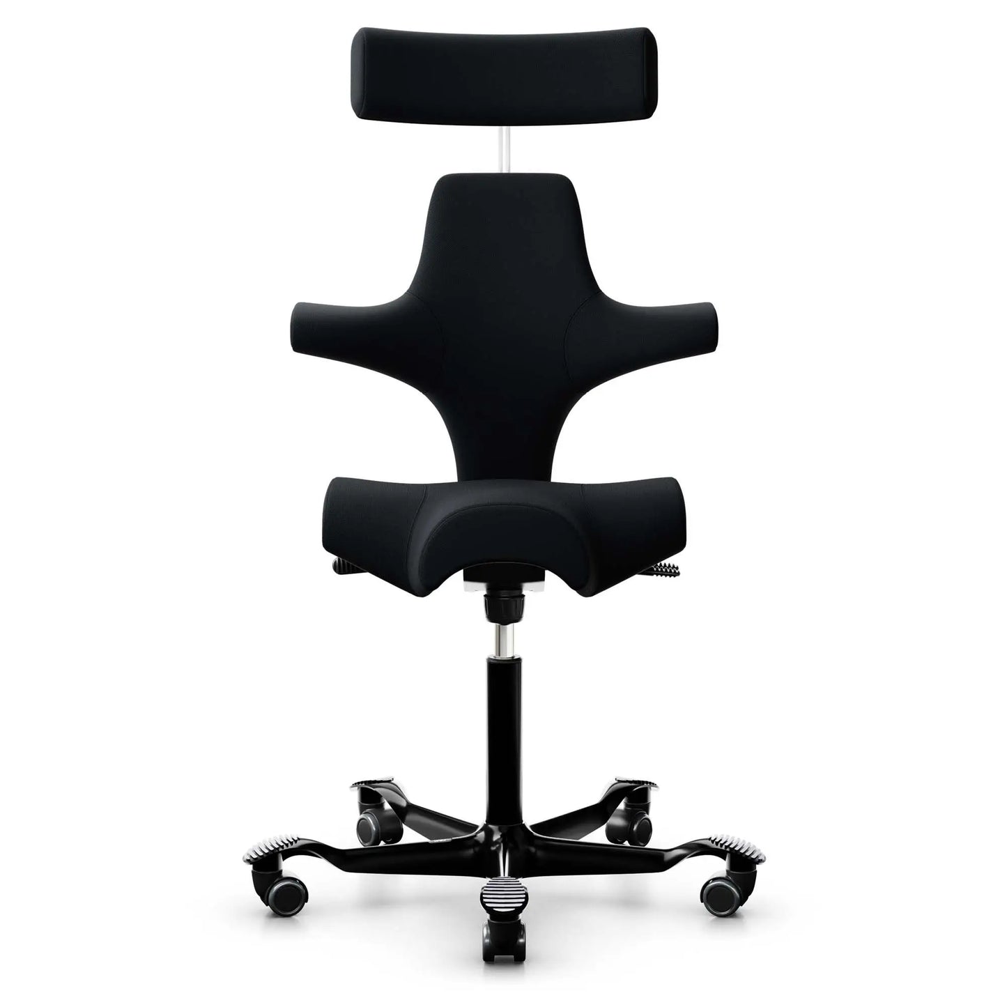 HÅG Capisco 8107 nyomtrukket kontorstol, svart stoff