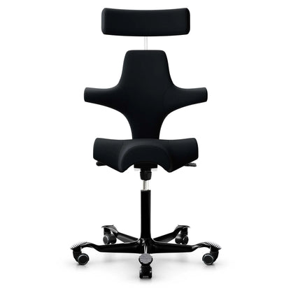 HÅG Capisco 8107 nyomtrukket kontorstol, svart stoff