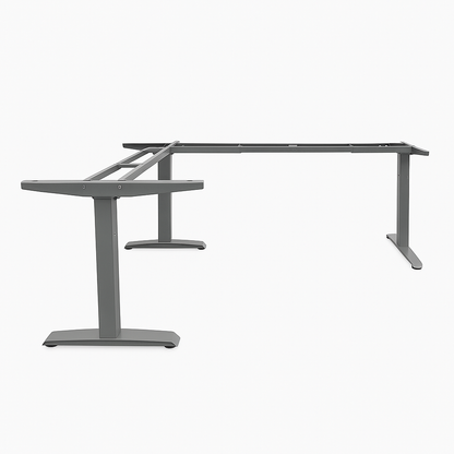 EFG elektrisk hjørneunderstell, grå, 122x34 cm