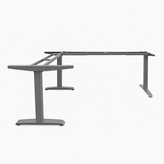 EFG elektrisk hjørneunderstell, grå, 122x34 cm