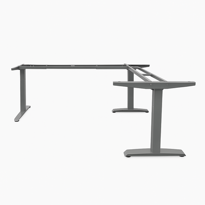 EFG elektrisk hjørneunderstell, grå, 140x120 cm
