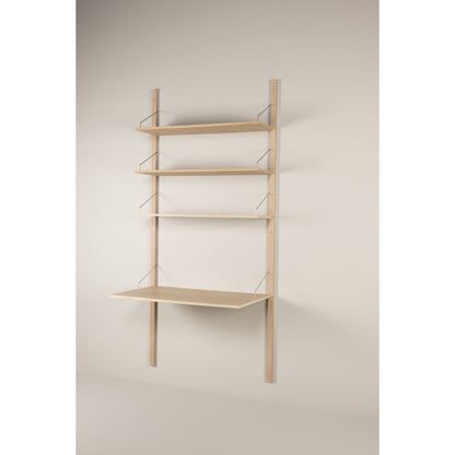Iben hyllesystem kombinasjon 3, natur - 220x104 cm fra Kid