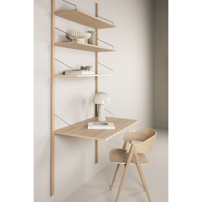 Iben hyllesystem kombinasjon 3, natur - 220x104 cm fra Kid