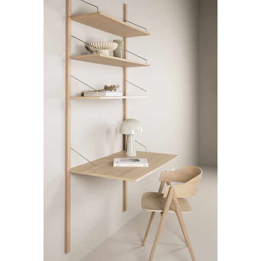 Iben hyllesystem kombinasjon 3, natur - 220x104 cm fra Kid