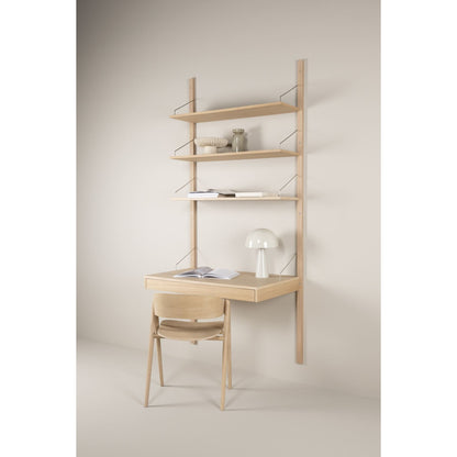 Iben hyllesystem kombinasjon 3, natur - 220x104 cm fra Kid