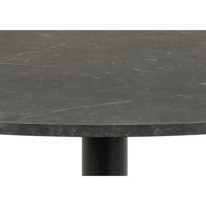 Ibiza spisebord fra A-Møbler, Ø:110 cm, sort marmor print